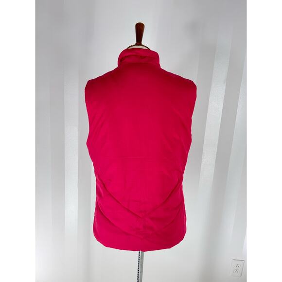 COLDWATER CREEK Women’s Dark Pink Zippered Puffer Vest Sz M - Picture 4 of 10